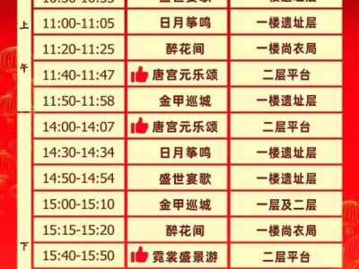 洛阳明堂天堂元宵节节目单