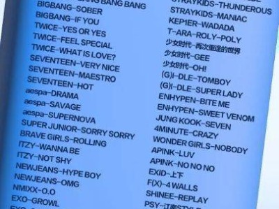 2024中秋KPOPFM昆明站千人KPOP派对歌单有什么