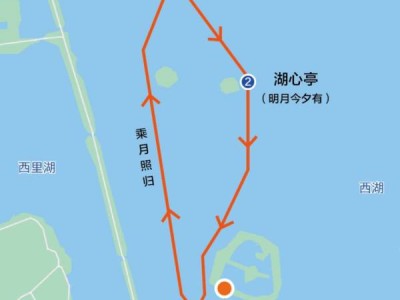杭州2024年中秋西湖景区33个月亮拜月活动路线