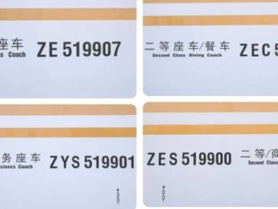 合肥火车/高铁上的字母和数字分别有什么含义
