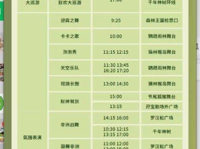 2025年清远长隆森林王国春节有什么活动
