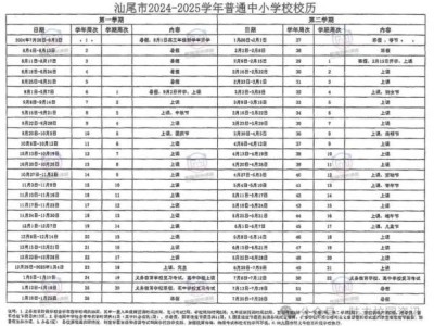 2024汕尾开学时间最新消息