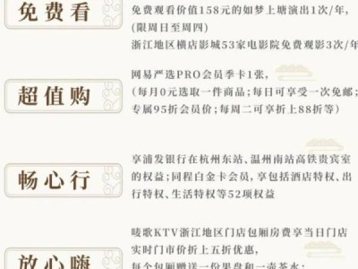 浙江文旅惠民卡有哪些权益