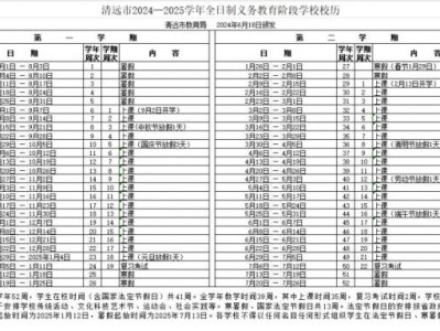 2025清远中小学生什么时候放寒假?