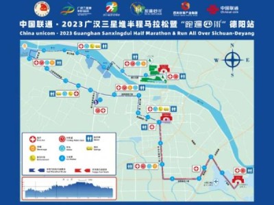 2023广汉三星堆马拉松路线图
