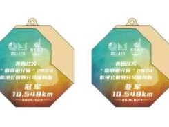 2024南通紫琅公园四分马健身跑奖牌长什么样子?