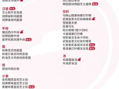必胜客自助餐菜单是什么(9月)