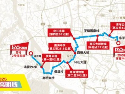2025佛山50公里徒步高明路线经过什么地方?