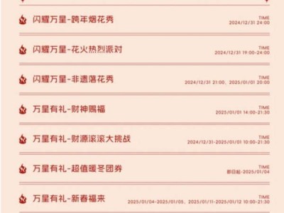 2025年福州长乐万星广场元旦和跨年夜活动大汇总