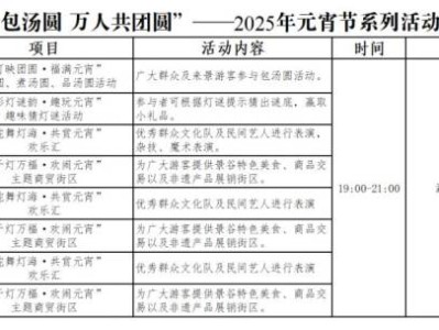景谷2025年元宵节活动有哪些