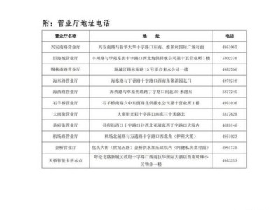 呼和浩特停水打什么电话查询？