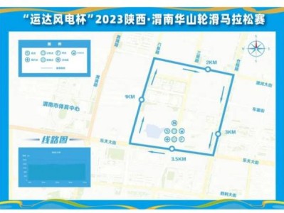 2023陕西·渭南华山轮滑马拉松赛流程时间(附路线图)