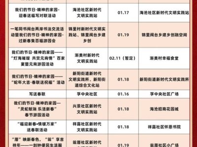 厦门海沧区2025新春主题系列文旅活动一览表