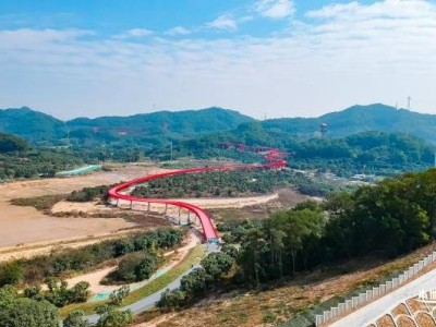 深圳虹桥公园里的红桥为什么设计成红色