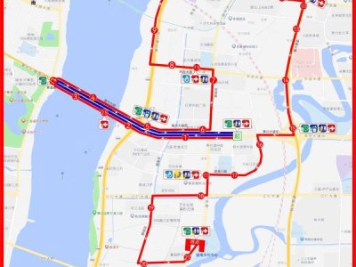 2025南昌象湖半程马拉松路线图