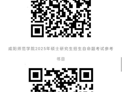 咸阳师范学院2025硕士招生简章