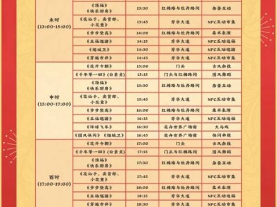2025陈村迎春花市游玩活动攻略(附节目表)
