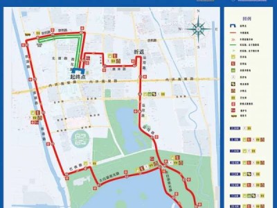 2024济宁太白湖半程马拉松路线图