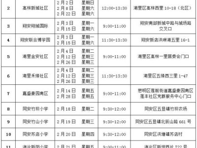 2025年2月汽车图书馆下点服务时间安排