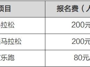 2024横琴马拉松比赛项目及报名费用
