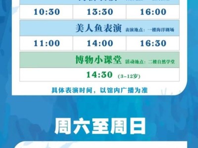 洛阳龙门海洋馆表演时间(持续更新)