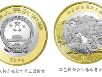 2024东北虎豹国家公园纪念币图案样式