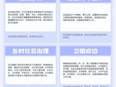 参加西部计划具体要做什么