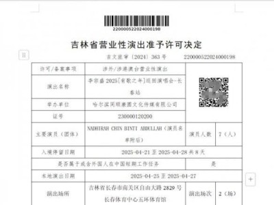 2025二手玫瑰乐队长春演唱会最新消息(持续更新)