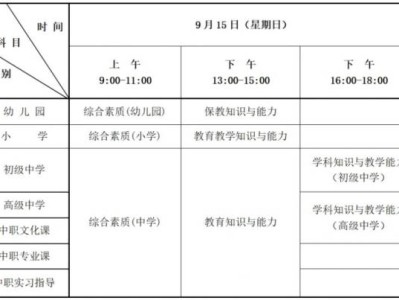 2024年下半年河北教资笔试考试什么时候?