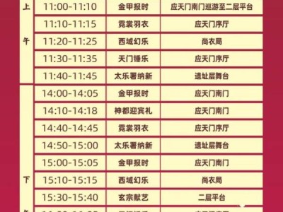 2025隋唐洛阳城景区清明假期节目单