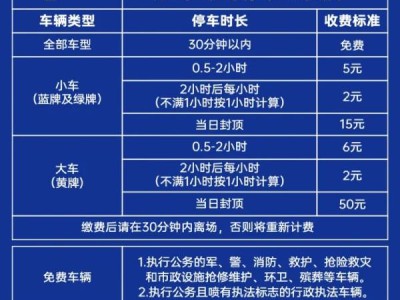 厦门奥林匹克体育中心停车场收费标准