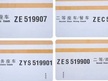 火车上的字母和数字分别有什么含义?