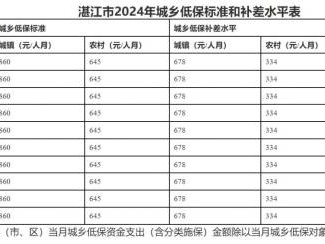湛江申请低保需要什么条件