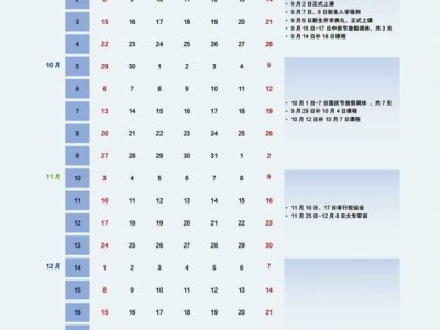 2024-2025学年肇庆医学院校历
