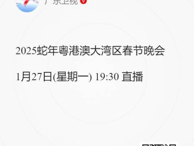 2025广东卫视春晚在哪看(附直播入口)