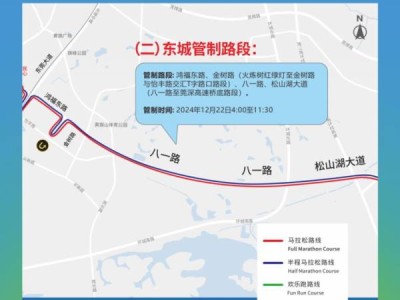 2024东莞马拉松东城交通管制路段和时间