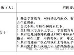 海口金域仕家幼儿园2025招聘临聘幼儿教师（岗位+报名+条件）