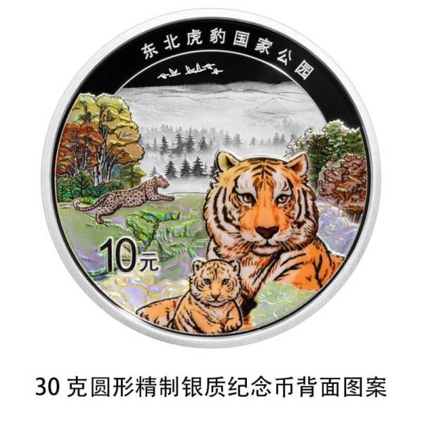 2024东北虎豹国家公园纪念币长什么样子？（附纪念币图案）（4）
