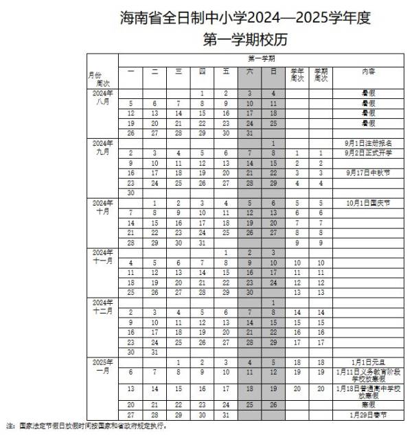 2024海口高中什么时候开学