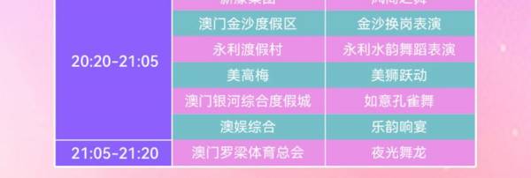 西安澳门周每天表演时间是什么时候（2）