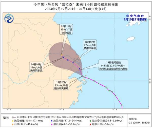 2024台风“普拉桑”什么时候到无锡？