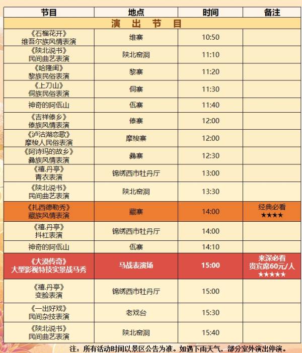 深圳锦绣中华国庆夜场有什么节目没2024（2）