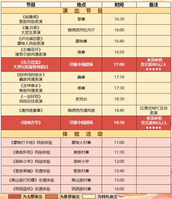 深圳锦绣中华国庆夜场有什么节目没2024（3）