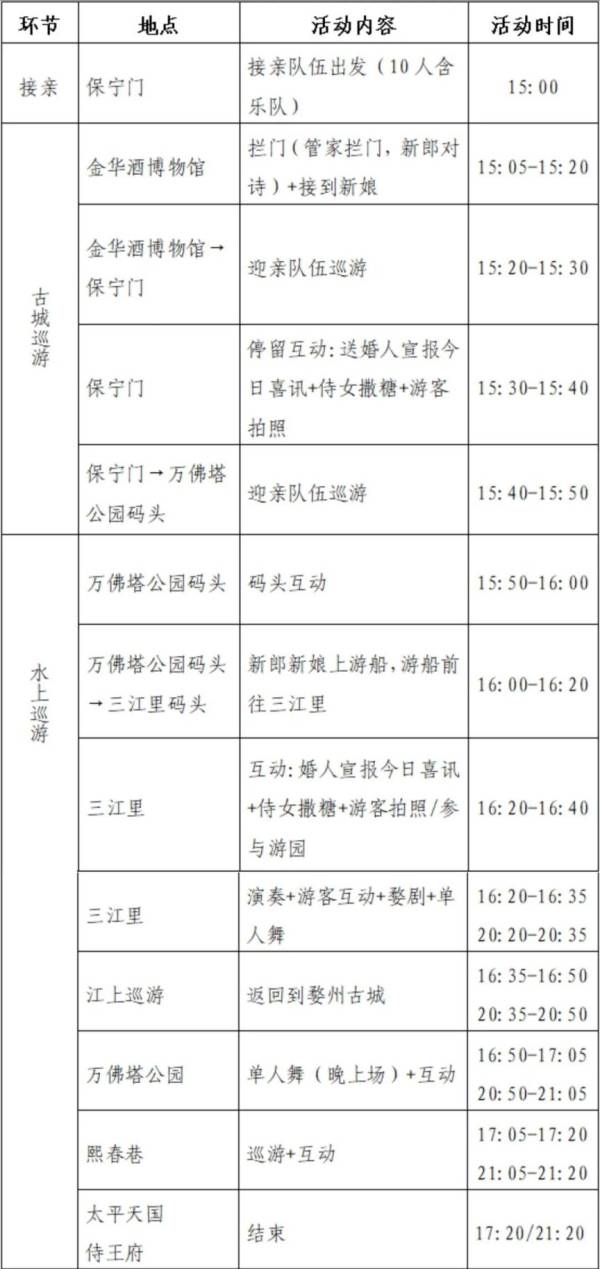 2024金华国庆婺州古城三江两岸活动时间（3）