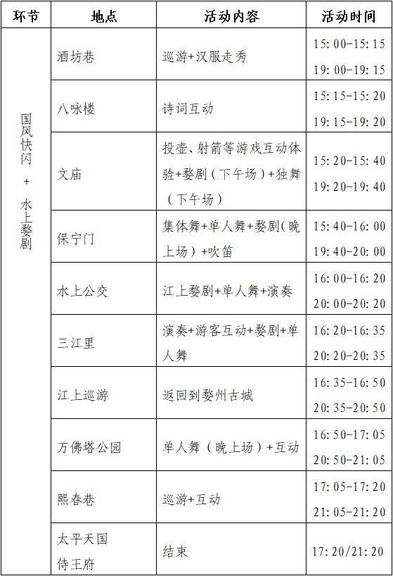 2024金华国庆婺州古城三江两岸活动时间（4）