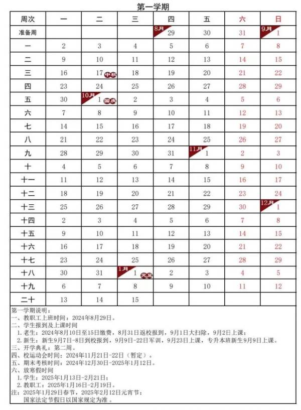 2025海南各大学寒假时间是什么时候（3）