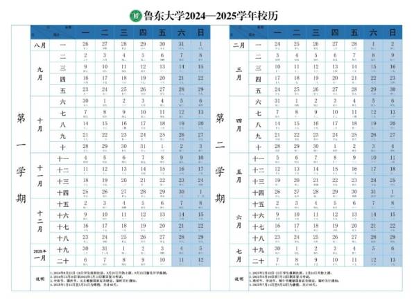 2025鲁东大学寒假开学时间