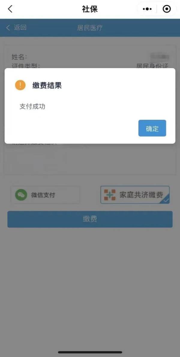 2025年度潍坊城乡居民医保缴费中家庭共济缴费是什么意思（15）
