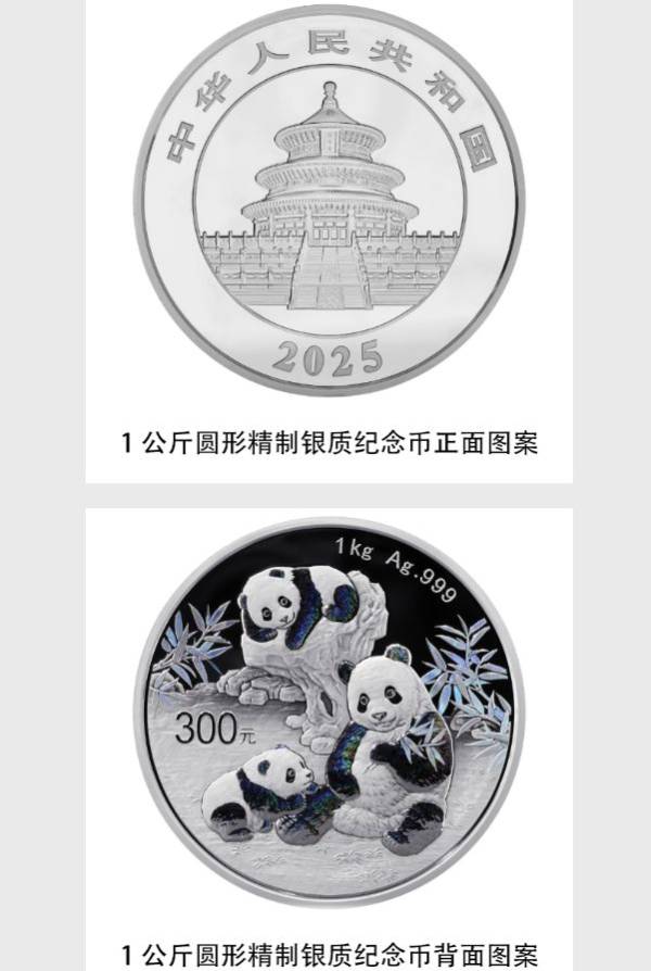 2025熊猫贵金属纪念币图案是什么样的?附正背面图案（12）