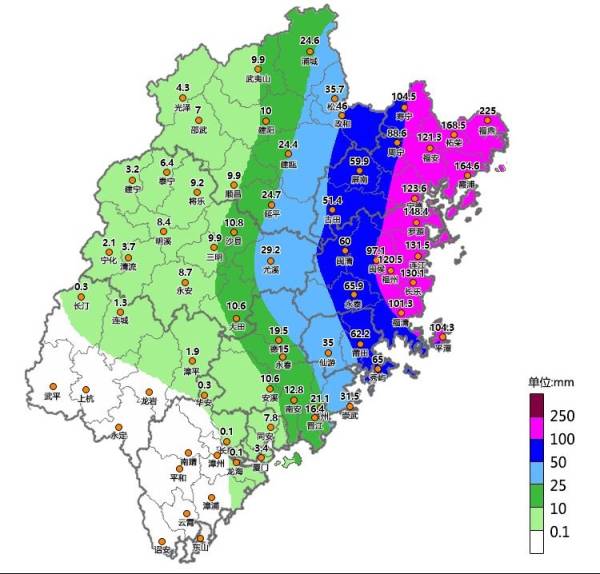 今年第21号台风康妮到达福建时间（2）